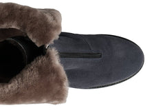 AM CADILLAC NAVY ANKLE BOOTS - Crispins Shoes