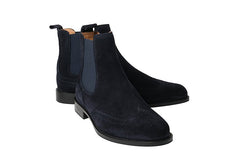 BB TYLER NAVY ANKLE BOOTS - Crispins Shoes