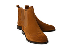 BB TYLER TAN ANKLE BOOTS - Crispins Shoes