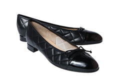 BR NADIYA BLACK BALLERINAS