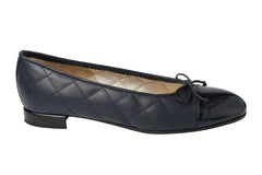 BR NADIYA NAVY BALLERINAS - Crispins Shoes