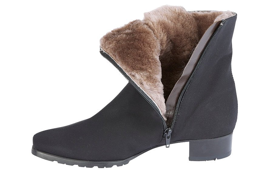 BR MOSS BLACK ANKLE BOOTS - Crispins Shoes