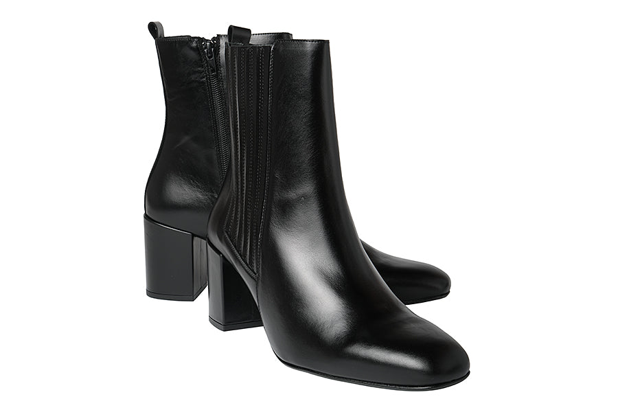 DAN JOYCE BLACK ANKLE BOOTS - Crispins Shoes