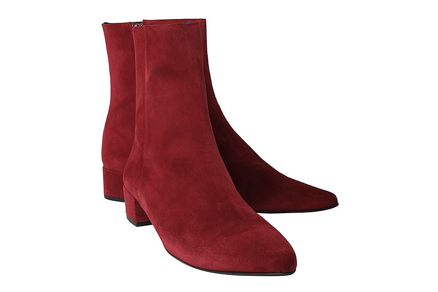 DAN WILDE RED ANKLE BOOTS - Crispins Shoes