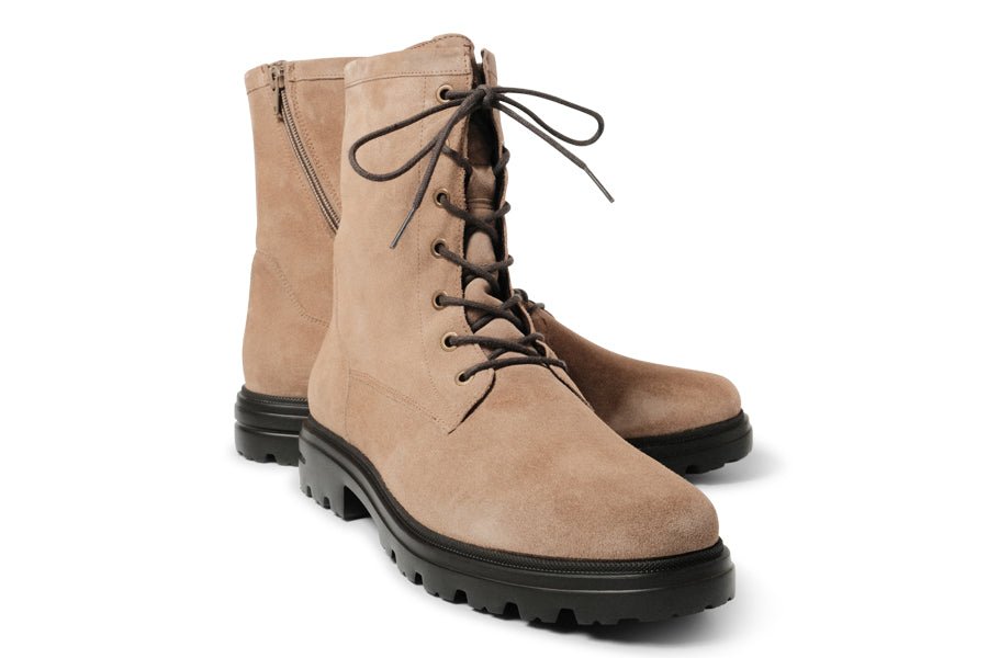 HAR SONTAG BEIGE ANKLE BOOTS - Crispins Shoes
