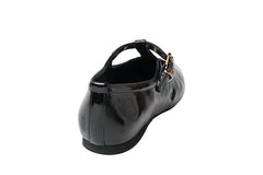 EVA ZORA BLACK BALLERINAS - Crispins Shoes