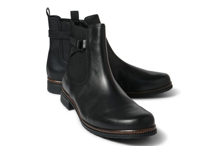 GAB WOLF BLACK ANKLE BOOTS - Crispins Shoes
