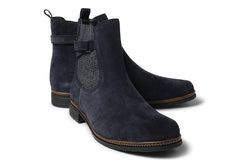 GAB WOLF NAVY ANKLE BOOTS - Crispins Shoes