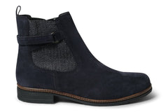GAB WOLF NAVY ANKLE BOOTS - Crispins Shoes