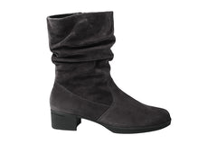HAR COFFEE GREY ANKLE BOOTS - Crispins Shoes