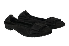 KEN FINN BLACK BALLERINAS - Crispins Shoes