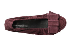 KEN FINN BURGUNDY BALLERINAS - Crispins Shoes
