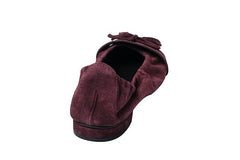 KEN NOELLE BURGNDY BALLERINAS - Crispins Shoes