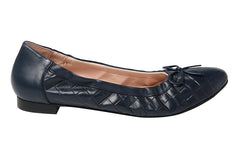 PIE PANDORA NAVY BALLERINAS - Crispins Shoes