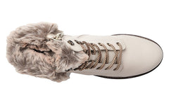 REM MIRO' CREAM ANKLE BOOTS - Crispins Shoes