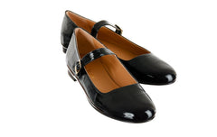 AM PIVOT BLACK BALLERINAS