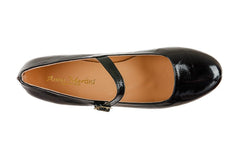 AM PIVOT BLACK BALLERINAS - Crispins Shoes