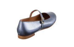 AM PIVOT BLUE BALLERINAS - Crispins Shoes
