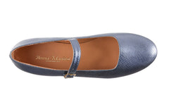 AM PIVOT BLUE BALLERINAS - Crispins Shoes