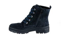 ARA MARLEY NAVY ANKLE BOOTS
