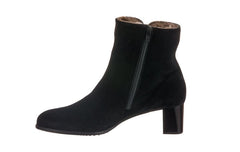 BR FLEECE BLACK ANKLE BOOTS - Crispins Shoes