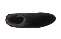 BR FLEECE BLACK ANKLE BOOTS - Crispins Shoes