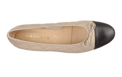 BR NADIYA CREAM BALLERINAS - Crispins Shoes