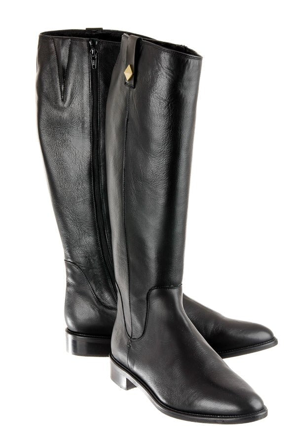 Don Gold Dot Black - Crispins Shoes
