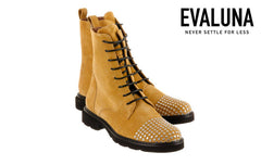 EVA AMARANTH ANKLE BOOTS