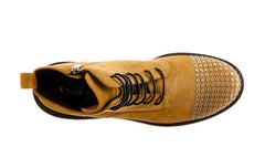 EVA AMARANTH ANKLE BOOTS - Crispins Shoes