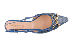 Eva Azure Blue - Crispins Shoes