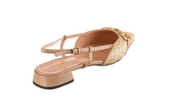 Eva Azure Nude - Crispins Shoes