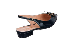 Eva Glaze Navy - Crispins Shoes