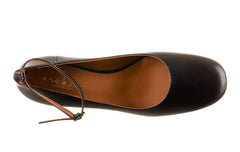 EVA RUBY BLACK BALLERINAS - Crispins Shoes