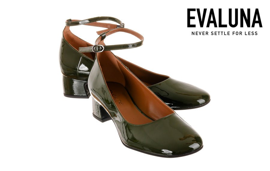 EVA RUBY GREEN BALLERINAS - Crispins Shoes