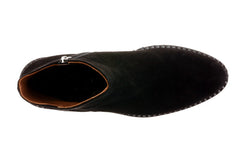 EVA SIMPLE BLACK ANKLE BOOTS - Crispins Shoes