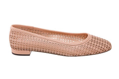 EVA WONG NUDE BALLERINAS - Crispins Shoes