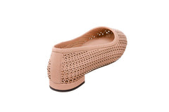 EVA WONG NUDE BALLERINAS - Crispins Shoes