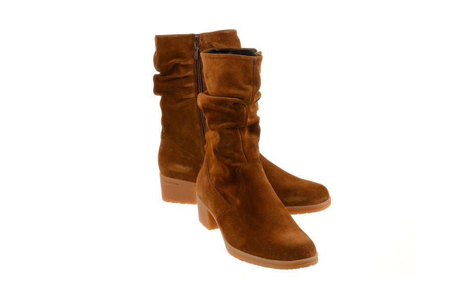 HAR COFFEE TAN ANKLE BOOTS - Crispins Shoes