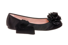 PB EBONY BLACK BALLERINAS - Crispins Shoes