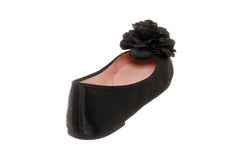 PB EBONY BLACK BALLERINAS - Crispins Shoes