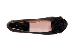 PB EBONY BLACK BALLERINAS - Crispins Shoes