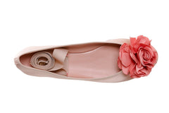 PB EBONY PINK BALLERINAS - Crispins Shoes