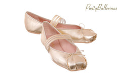 PB GOLDMESH BALLERINAS - Crispins Shoes