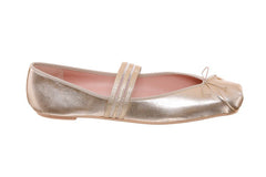 PB GOLDMESH BALLERINAS - Crispins Shoes
