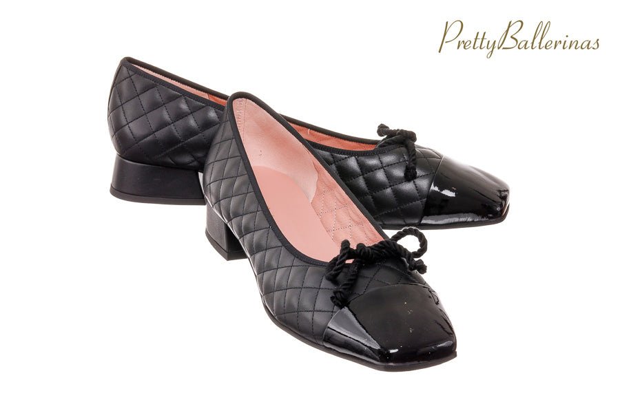 PB MATILDA BLACK BALLERINAS - Crispins Shoes