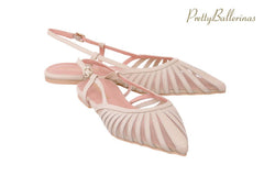 PB THEA CREAM BALLERINAS - Crispins Shoes