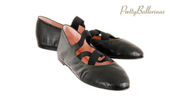 PB ZARA BLACK BALLERINAS - Crispins Shoes