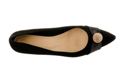 PF MARS BLACK BALLERINAS - Crispins Shoes
