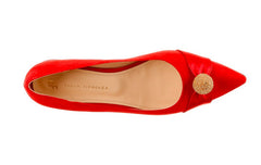 PF MARS RED BALLERINAS - Crispins Shoes